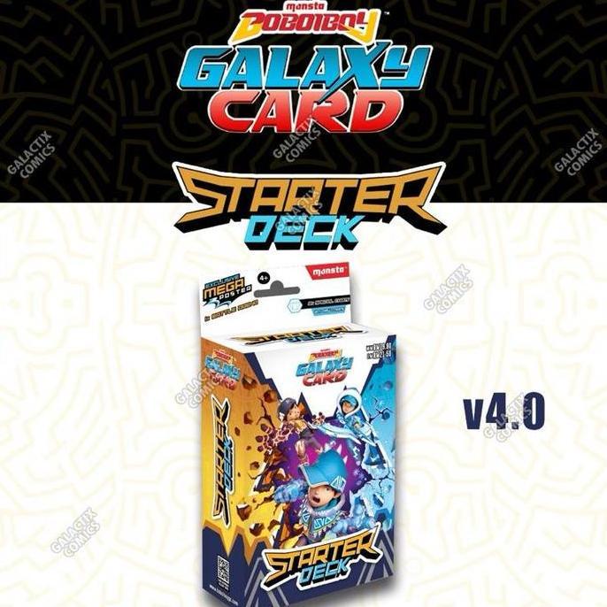 New- NEW  BoBoiBoy Galaxy Card Starter Deck - 23 Cards + 1 Battle Arena - Version 1.0 2.0 3.0 4.0 5.