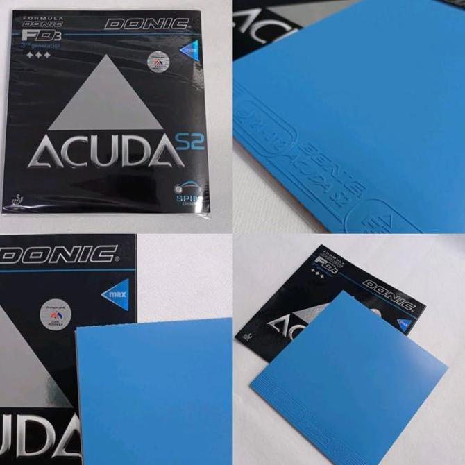 KARET TENIS MEJA DONIC ACUDA S2 BLUE ORIGINAL