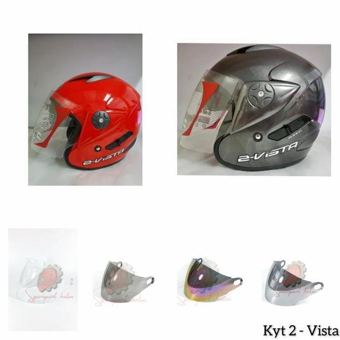 Kaca Helm Kyt 2 Vista Visor Helm Kyt 2-Vista