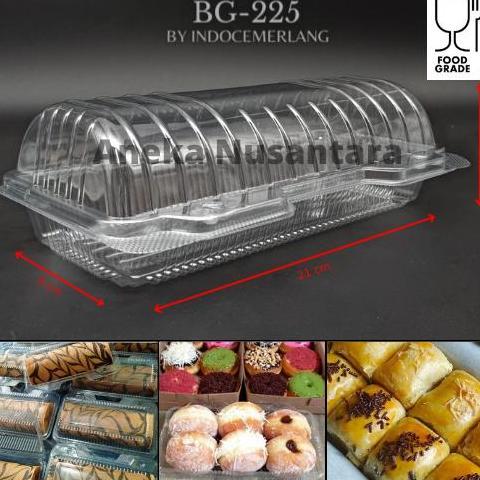 New- Mika Bolu Gulung Lipat 22 cm Tray Box Mika Kue Bolu Gulung BG 225 22cm