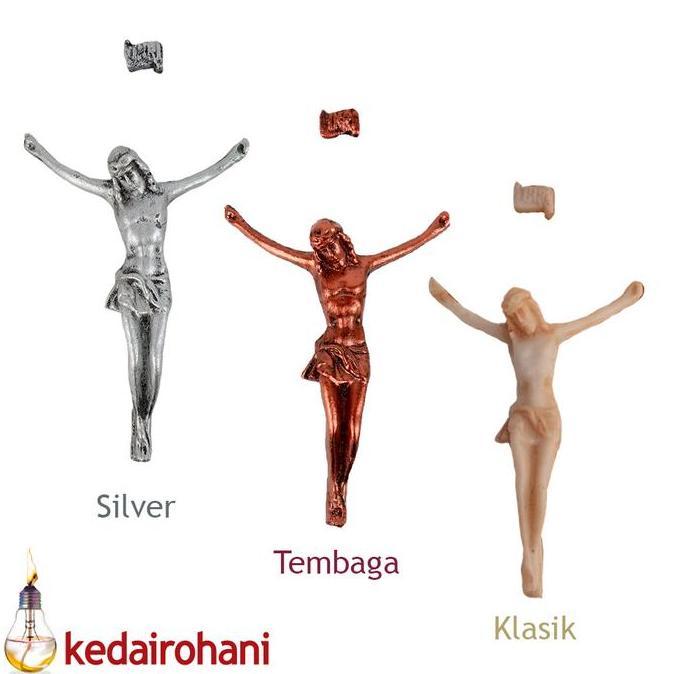 *:*:*:*:*] Patung Corpus Tubuh Yesus Inri Fiberglass Untuk Standar Salib 20 cm