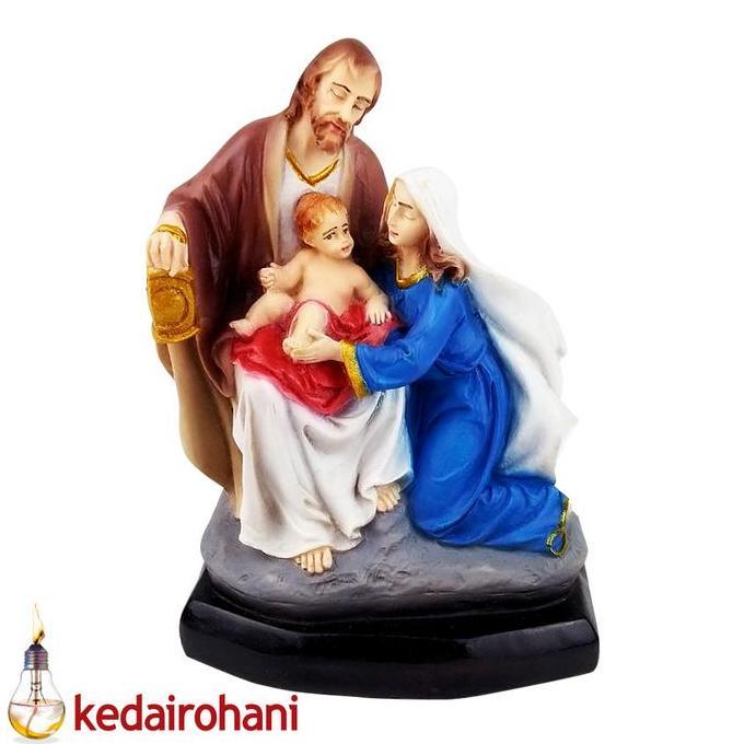 Ready...Ready...Ready...] Patung Keluarga Kudus Holy Family Nazaret Lentera Hiasan Rohani