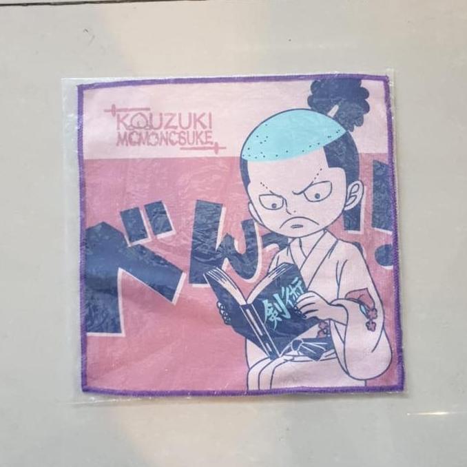 Bandai ichiban Kuji Towel Samurai One Piece KOUZUKI MOMONOSUKE 25 x 25