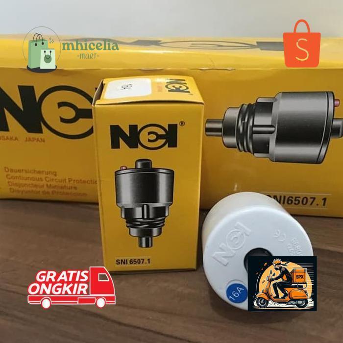 Paling Laris Sekring Otomatis Listrik 4A 6A 10A 16A 20A 25A 4 6 10 16 20 25 Amper Skring  Meiko New 