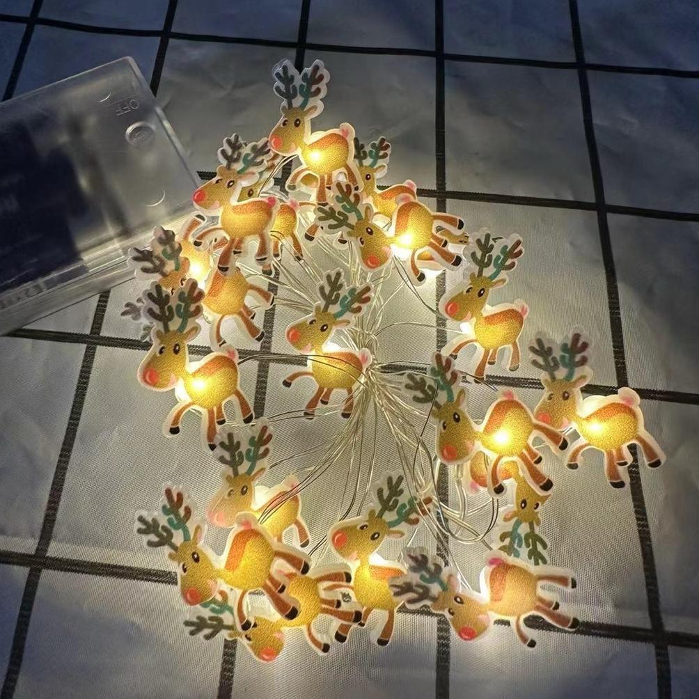 Arditogallery Lampu Led 2 Meter Batre Natal / Lampu Dekorasi Pohon Natal Christmas/ Lampu String Nat