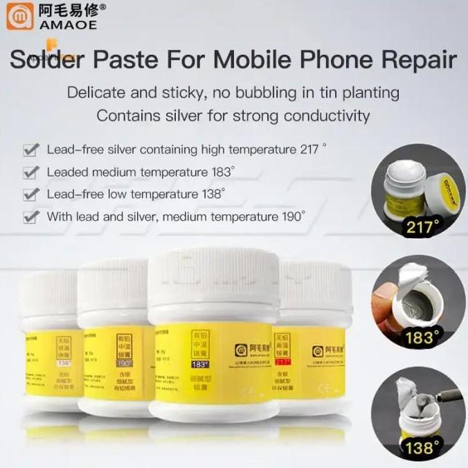 (Ready) Timah Pasta Amaoe Original 138 183 190 217