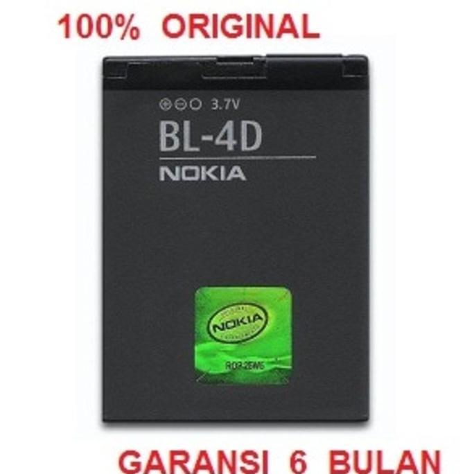 100% Original Nokia Battery Baterai Batere Bl-4D N97 Mini,N8,E7-00,E5