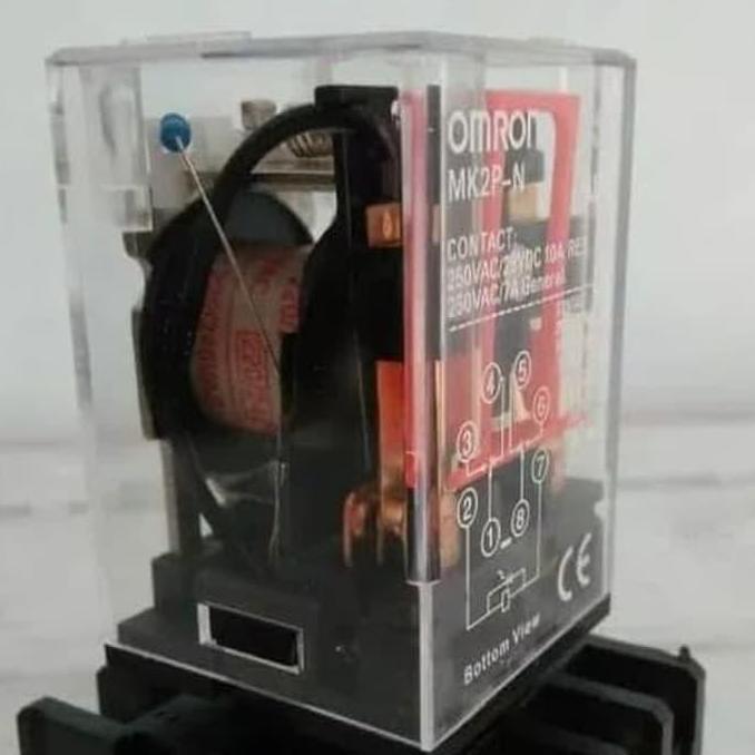 Relay Omron MKS2-P 220VAC, Relay MKS2P 220Vac RESTOCK