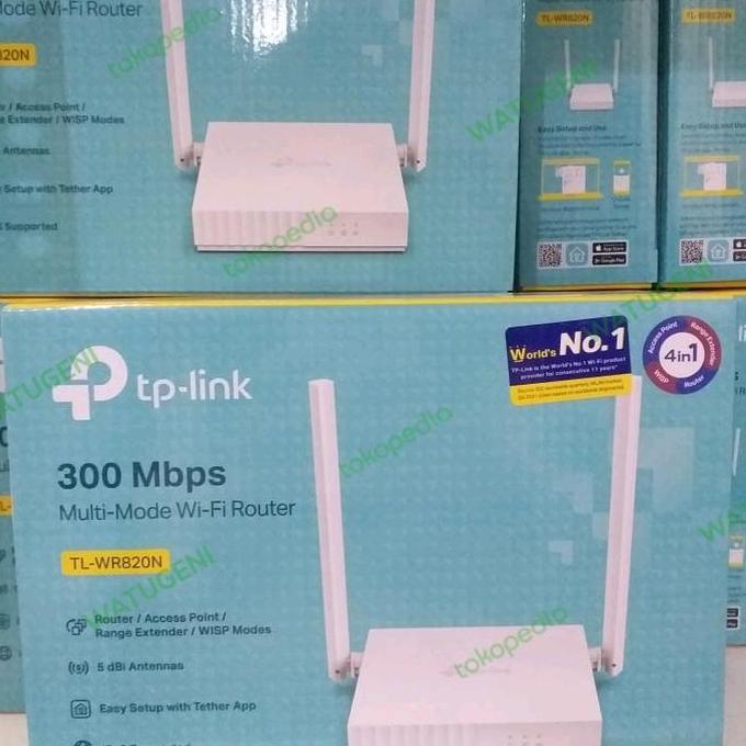 Router RExt AP WISP TL-WR820N TPLINK 820 300Mbps