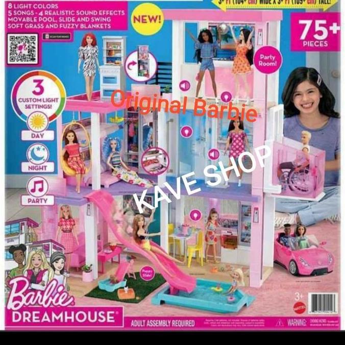 Ready Rumah Boneka Barbie Dreamhouse 3 Lantai - Original Barbie Mattel - New