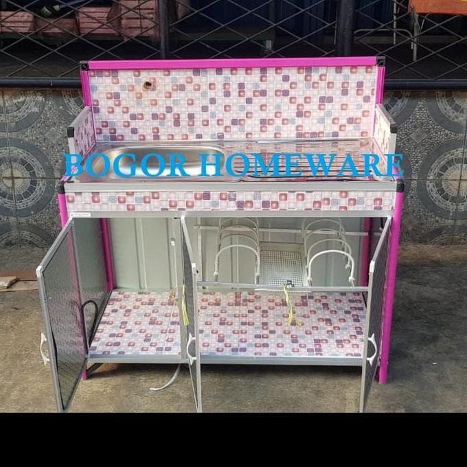 (KHUSUS BOGOR) RAK CUCI PIRING RAK WASTAFEL 3 PINTU BAWAH KERAMIK [terbaik]