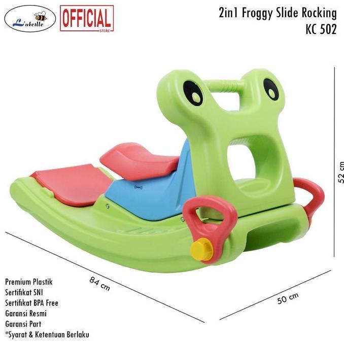 Labeille Kc 502 2In1 Froggy Perosotan Kuda Kudaan Jungkat Jungkit