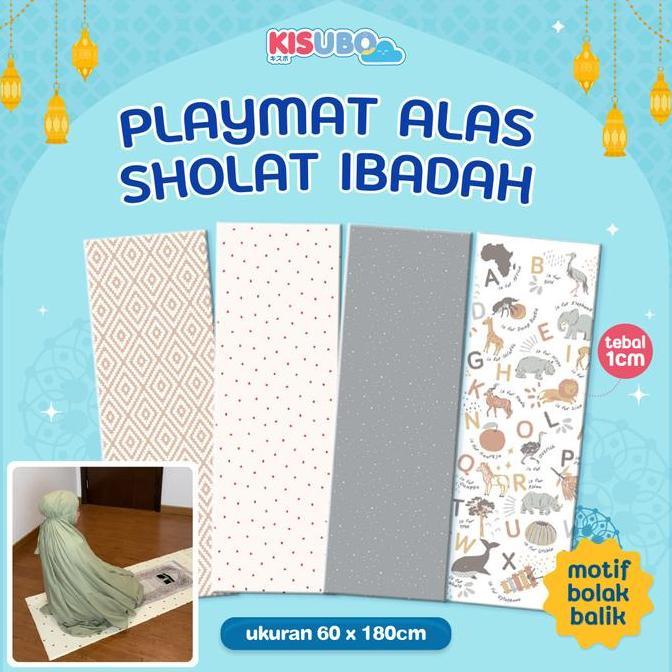 Kisubo Playmat Alas Sholat Ibadah Sajadah