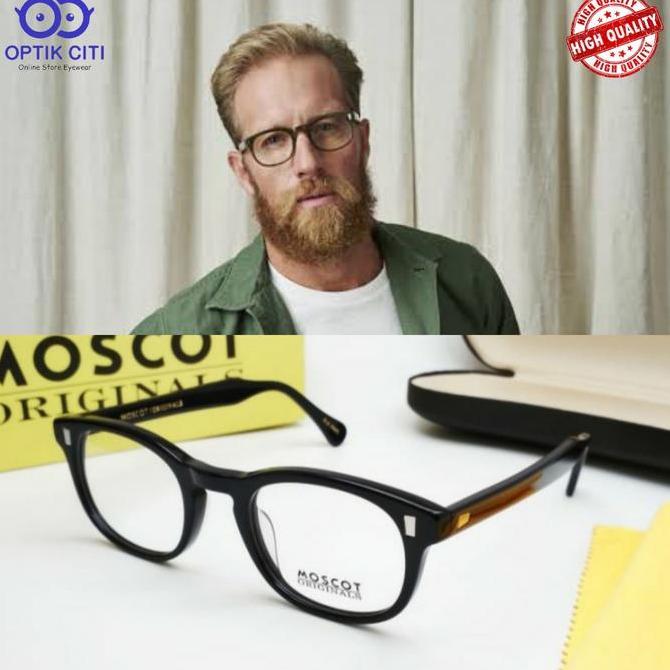 frame kacamata pria bulat moscot zilch premium grade original