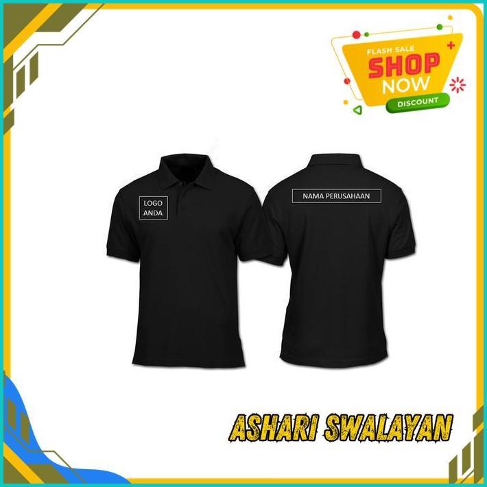 KAOS POLO SHIRT BAJU KERAH DISTRO PERUSAHAAN KOMUNITAS POLOS CUSTOM  COSTUM LOKAL INDONESIA
