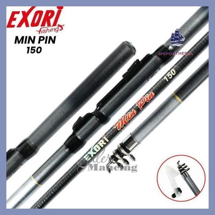 (PANCING) JORAN TELESCOPIC EXORI MIN PIN 150 S/D 360 | JORAN TELESCOPIC | ROD CARBON | GALERI MANCIN