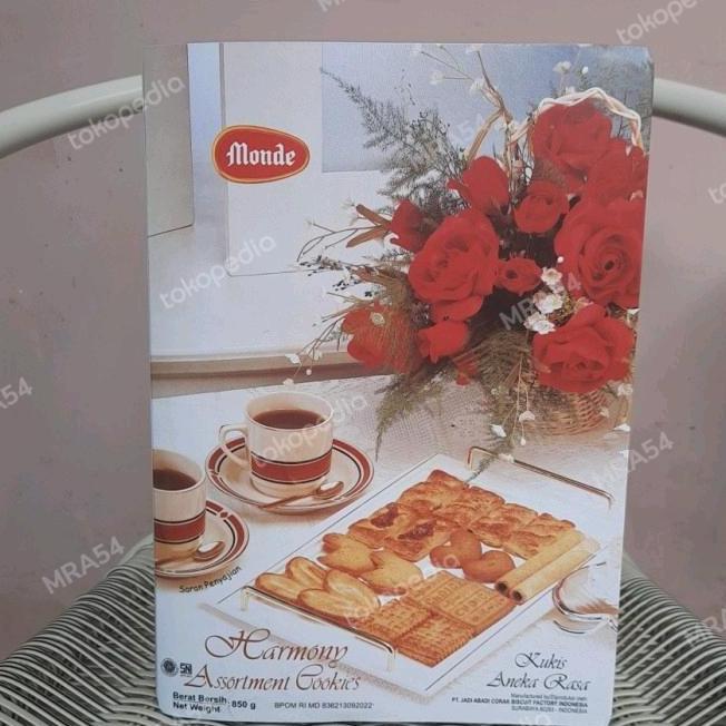 Monde Harmony Aneka Rasa 850G Kue Kaleng Bikuit Kaleng Lebaran