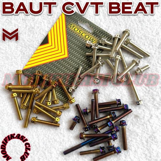 Baut Probolt Cvt Honda Beat Isi 17 Biji Bisa Scoopy Karbu Scoopy Fi Vario 110 Spacy F1 Karbu Stenlis
