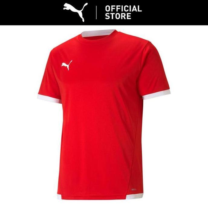 PUMA Kaus Jersey Sepak Bola Pria teamLIGA Red-White