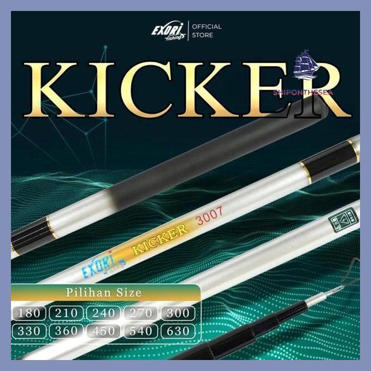 (PANCING) JORAN TEGEK EXORI KICKER 180 S/D 630 | JORAN TEGEK | MIX CARBON PACKING AMAN