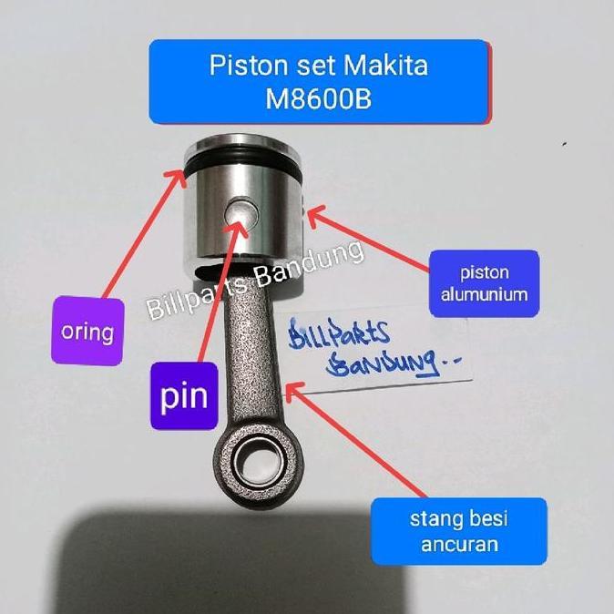 stang piston M 8600 B Makita M8600 set M8600B Jack hammer bobok beton TERBARU