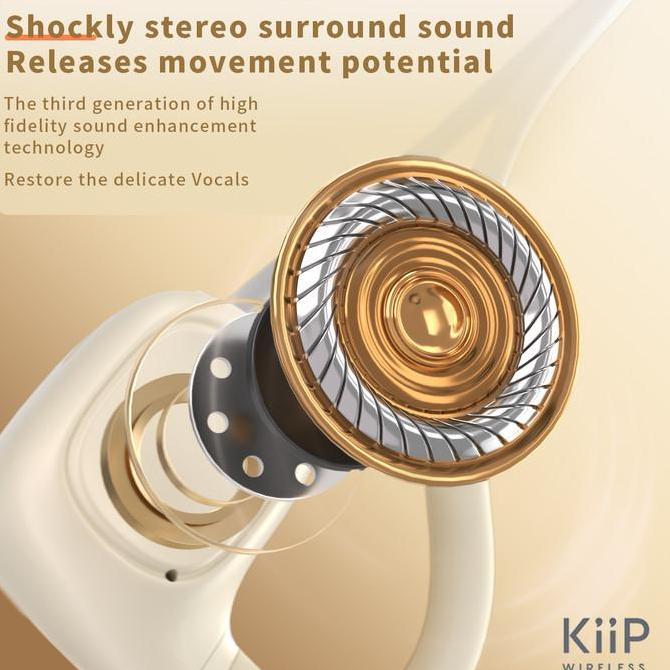 Headset Bluetooth Olahraga Kiip Dth3 Pro Headset Sport Bluetooth Headset Wireless V5.3