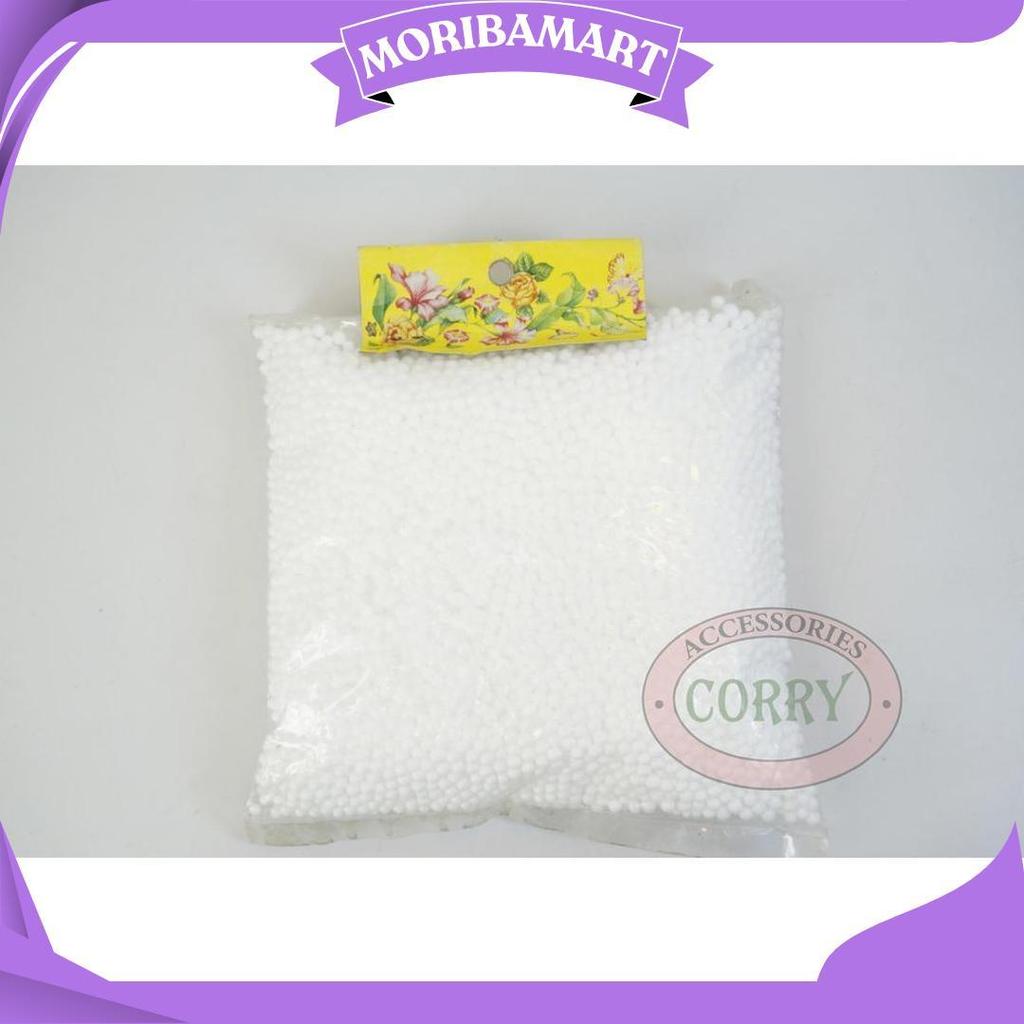 Butir Plastik Salju Putih Hiasan Dekorasi Parcel Pohon Natal Co Sale