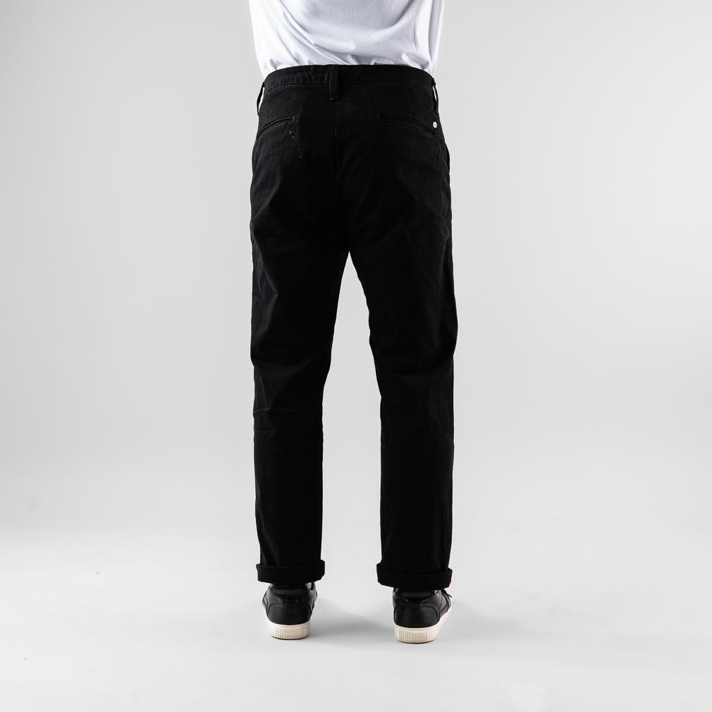 Promo Oxygen Denim 709S Prime Chino Pants Straight Fit Stretch - Black (8012)