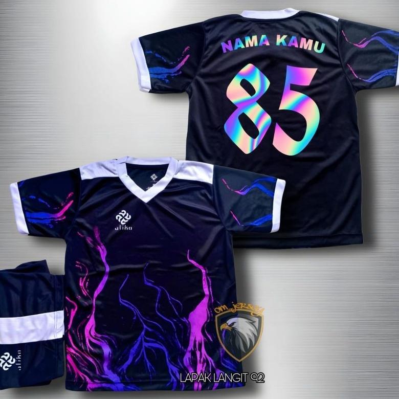 Gratis Sablon Nama Nomor Setelan Jersey Bola Anak Usia 5-13 Tahun Baju Olahraga Sepakbola Futsal Vol