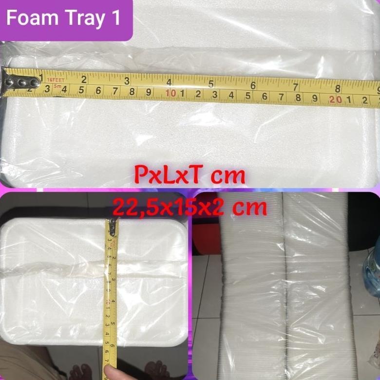 Foam Tatakan Makanan Tray 1 (250pcs) Sterofoam Buah