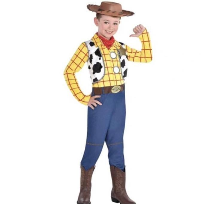 Kostum Anak Toy Story| Woody Toy Story Cowboy Costume Halloween