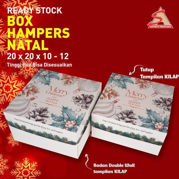 #####] 20x20x10 Box Natal/Christmas Box/Christmas hampers/Dus Natal