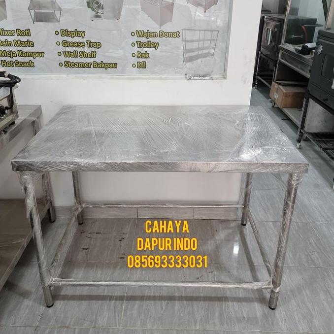 New- meja stainless steel / Meja Dapur / Meja Restoran / meja Cafe /bakery