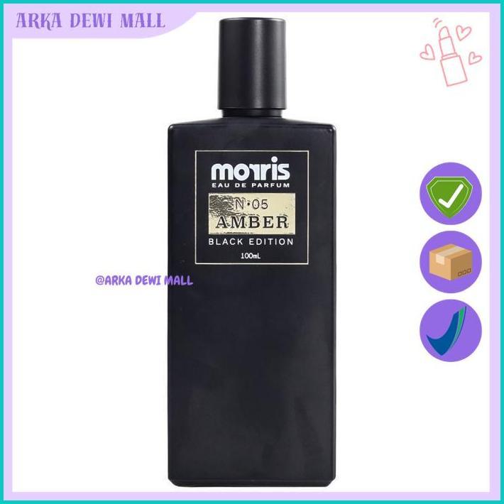 MORRIS BLACK EDITION EAU DE PARFUM 100ML - PARFUM MORRIS BLACK EDITION KUALITAS BERKELAS 