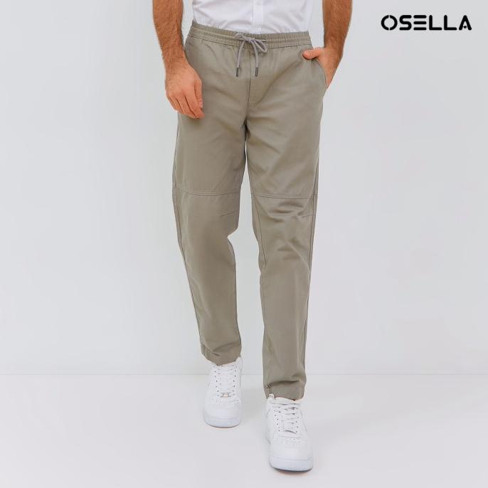 Promo [New] Osella Relaxed Waist Pants With Adjustable Drawstring 20874001 | Celana Panjang Pria