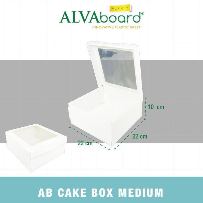 New- ALVAboard Window Cake Box, Kotak Kue Mika Food Grade