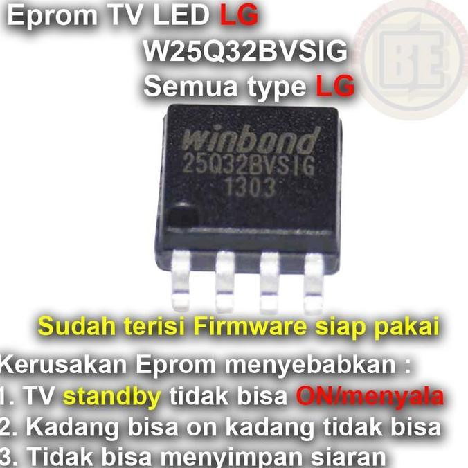 New- Ic Eprom tv LED LG W25Q32BVS