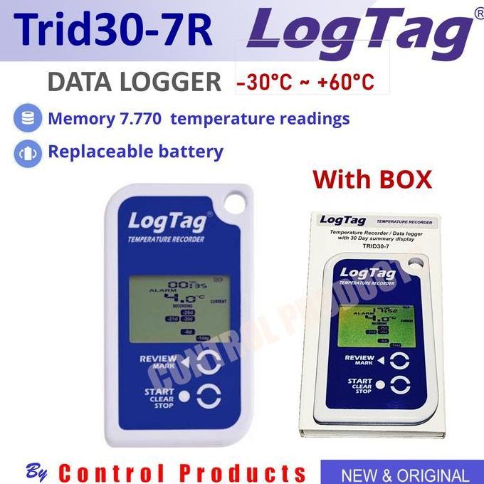 Data Logger LogTag TRID30-7R / Pengukur Suhu Termometer Kulkas Vaksin CO