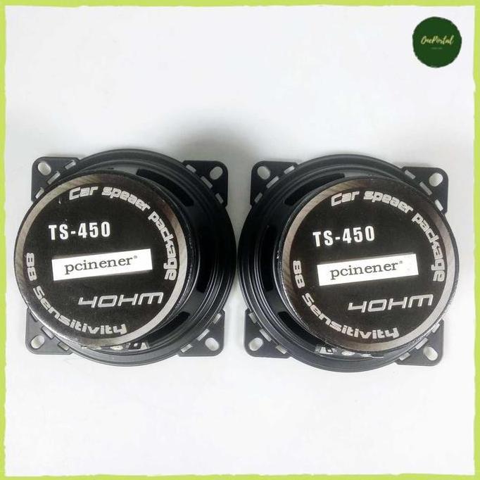 Grosir Speaker Subwoofer Pintu Tweeter Mobil  4 Inch Hifi 120W Crossover Bass