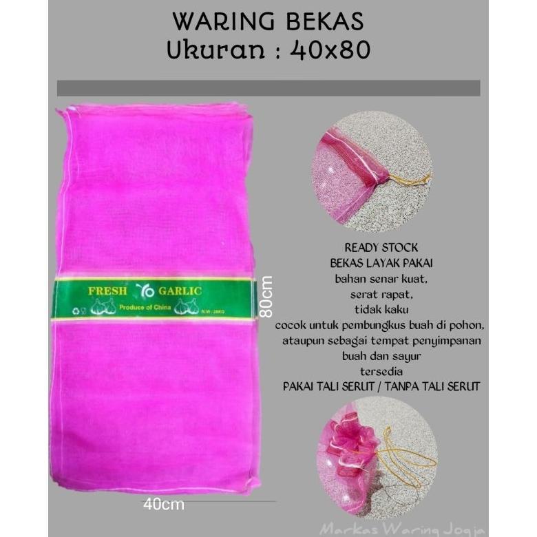 Promo Cod Pembungkus Buah Kelengkeng Karung Bekas Bawang Putih Waring Bawang Brongsong Kelengkeng Fr