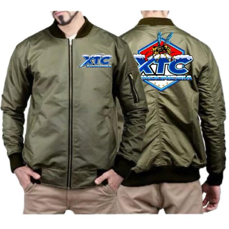 Jaket Bomber Resleting XTC Jaket Pria Maupun Wanita Jaket Premium COD Seluruh Indonesia