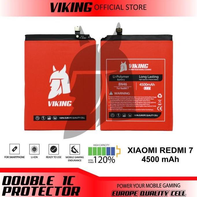 Termurah Viking Baterai Redmi Note 8 - Note 6 Bn46 Double Power