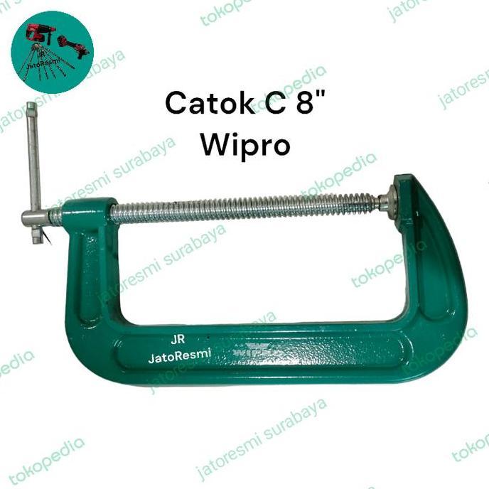 ~~~~~] Catok C 8" Wipro Klem C 8" Wipro Catok Jepit Kayu Model C 8"