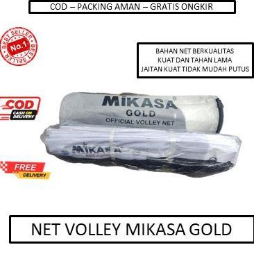 Net Bola Voli Mikasa Gold Volley Volly - Net Voli Murah - Net Bola Voli - Net Mikasa Original - Net 