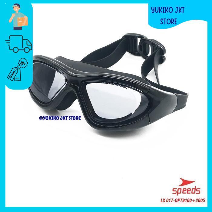 KACAMATA KACA MATA RENANG GOOGLES DEWASA LENSA MINUS 2 3 4 + - OPT9100     BAHAN BERKUALITAS TINGGI 