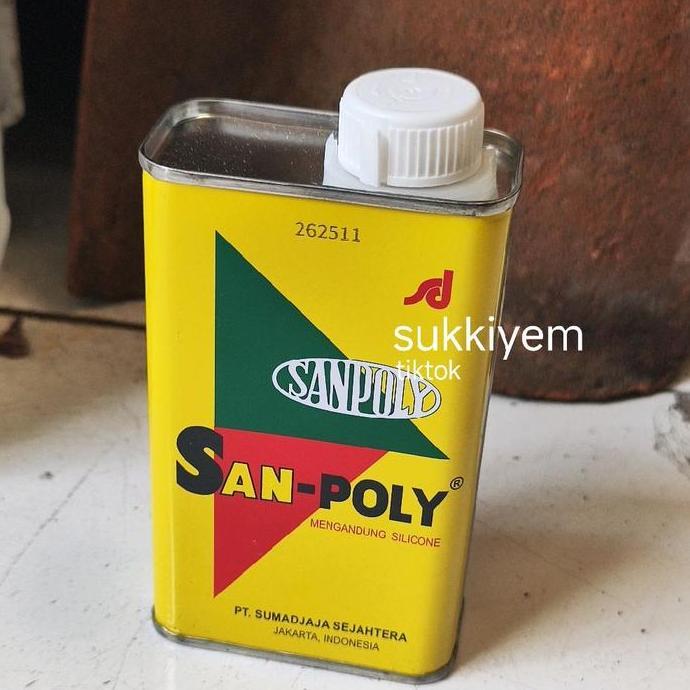 yang dicari] San-Poly Polish 250 ml Sanpoly San Poly Cairan Pengkilap Serba Guna Mobil Motor 250 cc
