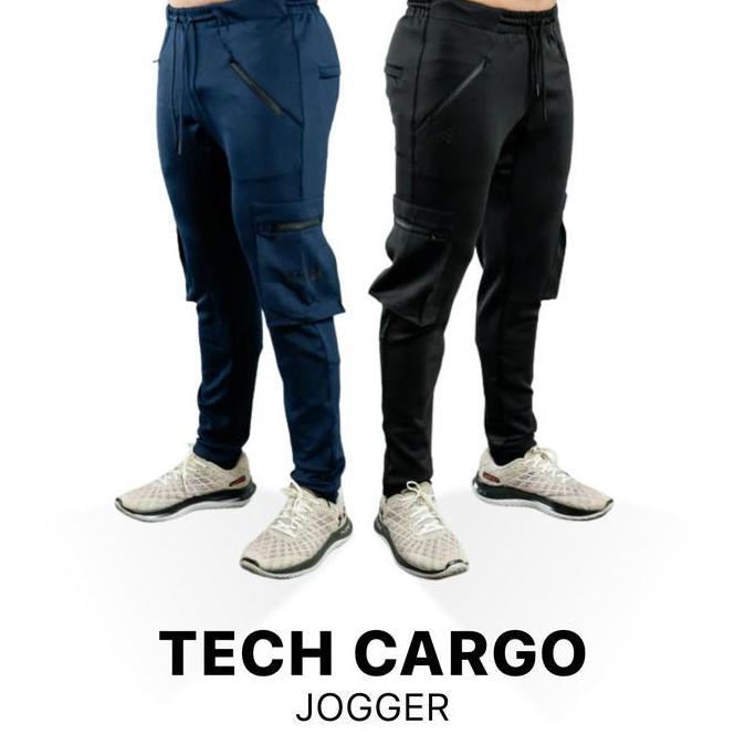 Atalon Tech Cargo Jogger - Celana Cargo Jogger Pants Training Gym Pria