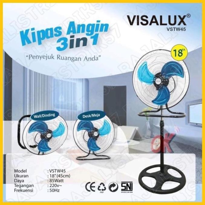 @#@#@#] Visalux Kipas angin 18" Inch 3 in 1 Visalux