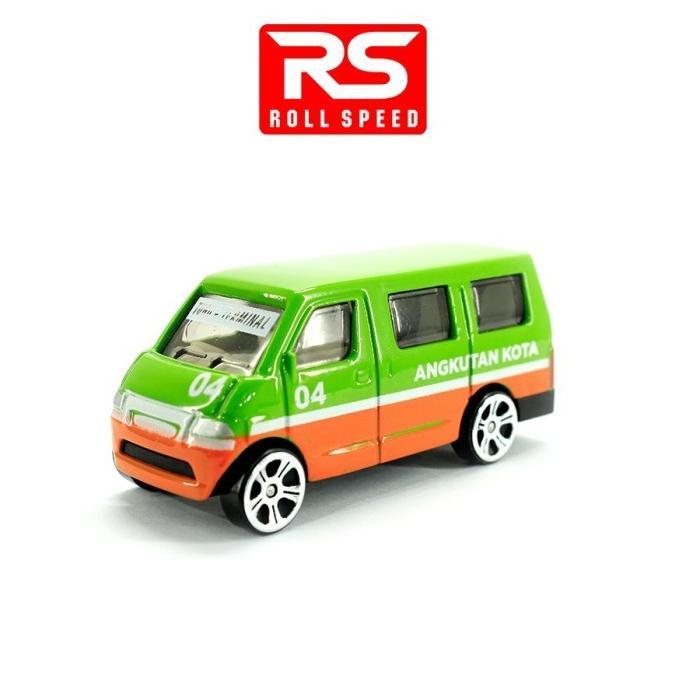 Diecast Metal 1:64 RS Roll Speed Angkot Hijau