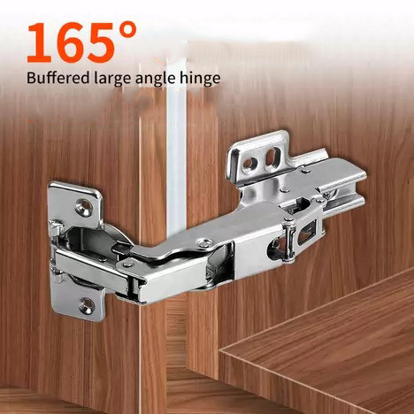 ENGSEL KABINET DTC Hydraulic 165 Derajat Embed Hinge Pintu Lemari Dapur Baja Tahan Karat
